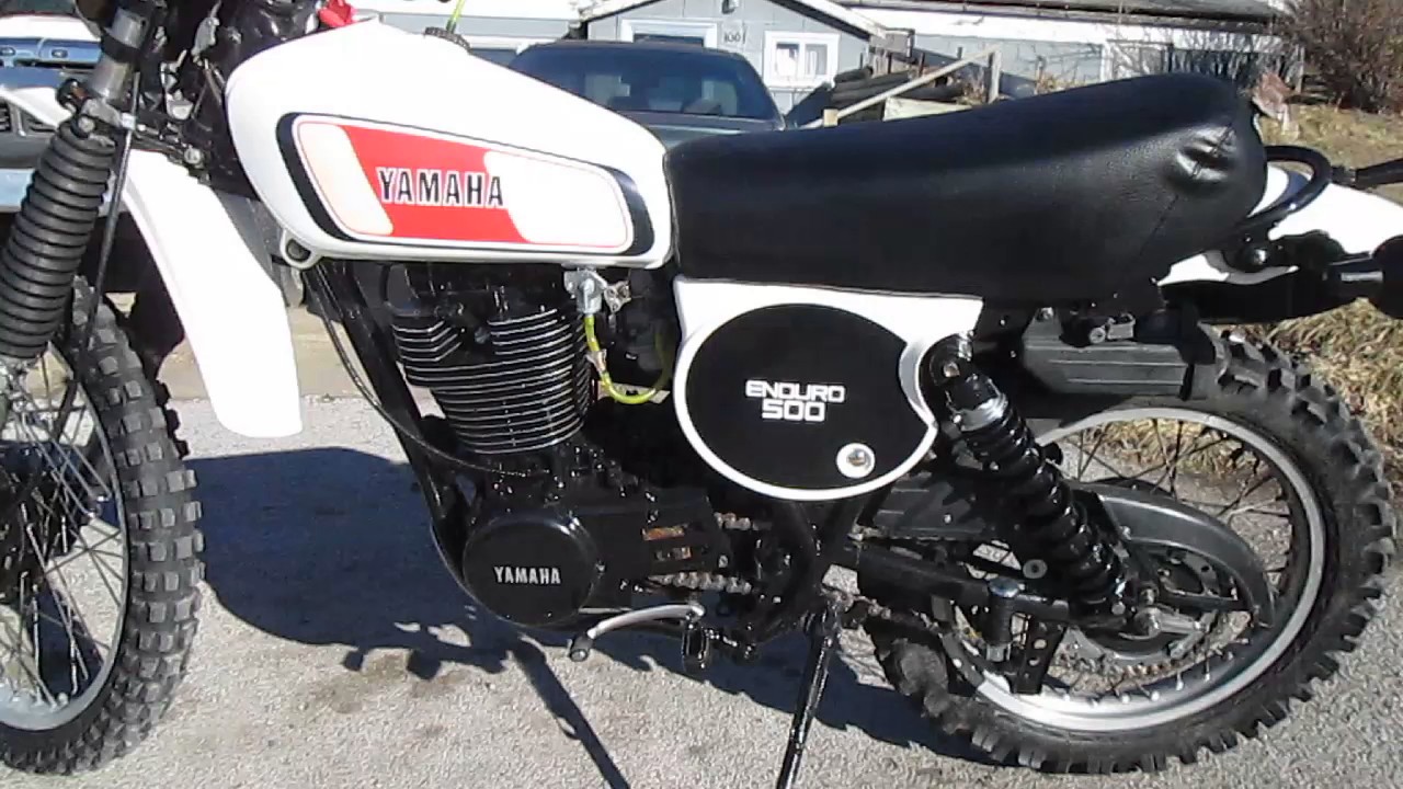 1977 XT500 start up video 001