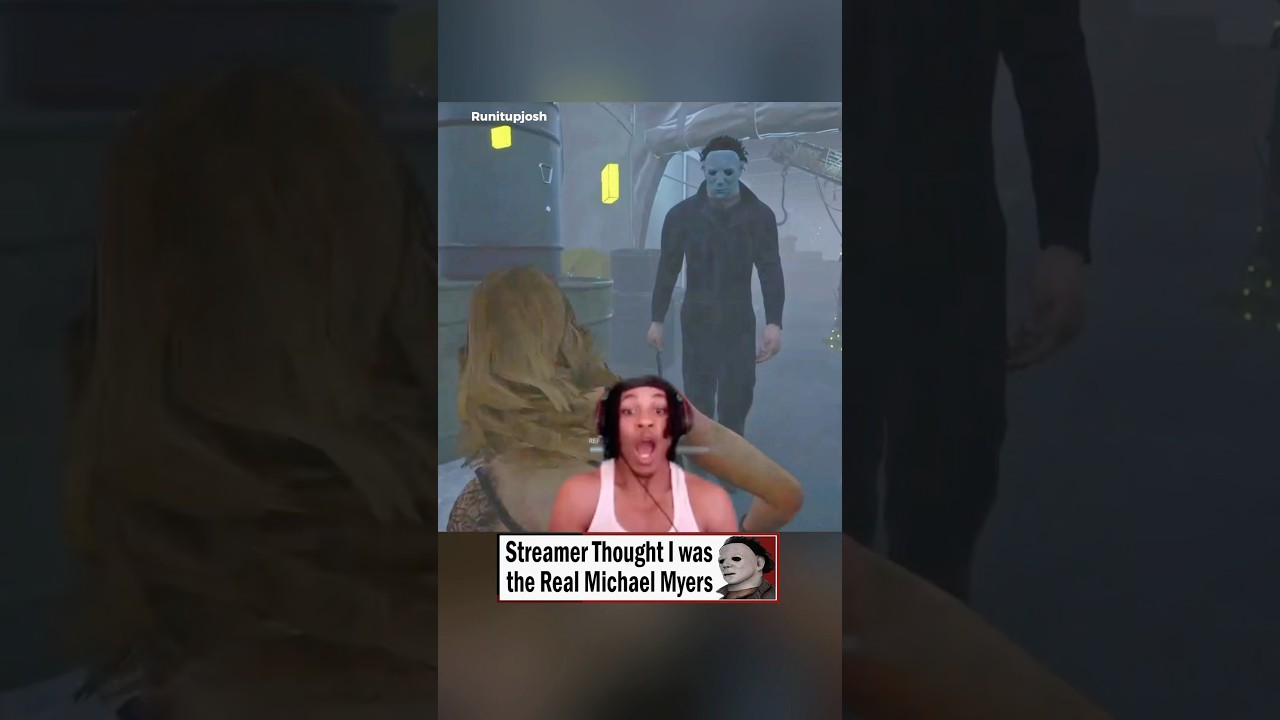 Scaring Streamers with Michael Myers #dbd #gaming #shorts