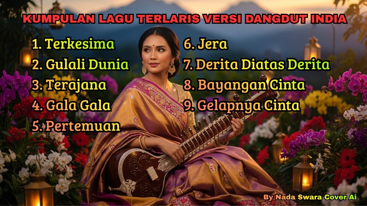 KUMPULAN LAGU TERLARIS VERSI DANGDUT INDIA 2025 - Cover India By Nada Swara Cover AI