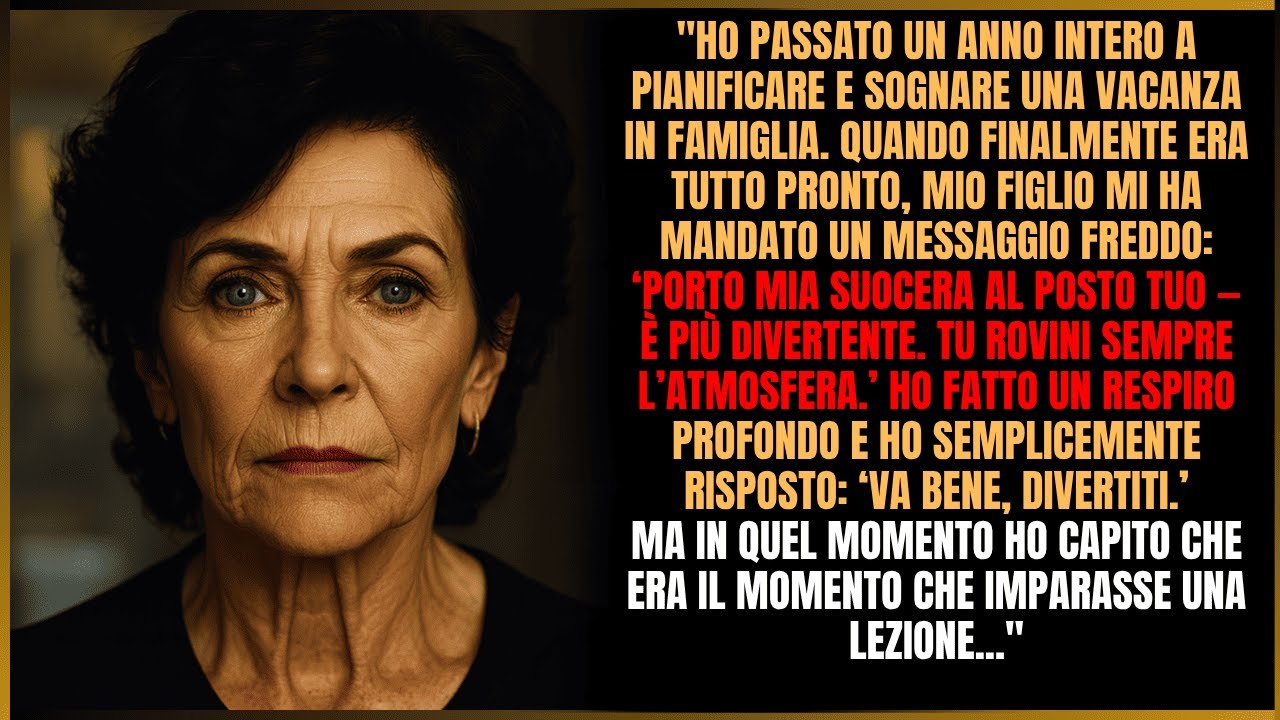 Ho pianificato tutto per un anno, ma lui portò la suocera. Sorrisi… e poi agii.