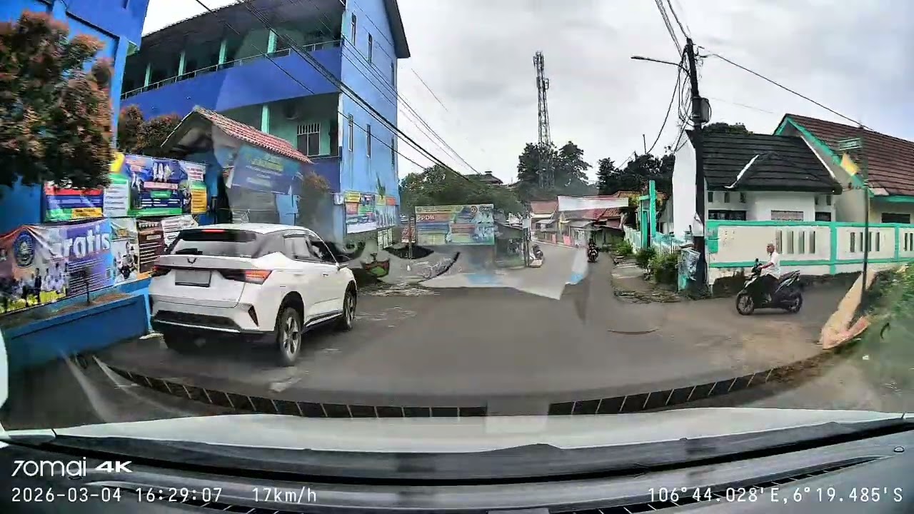 Jalan Jalan Menggunakan 70mai Dash Cam A800SE Set 4K WI-FI 6