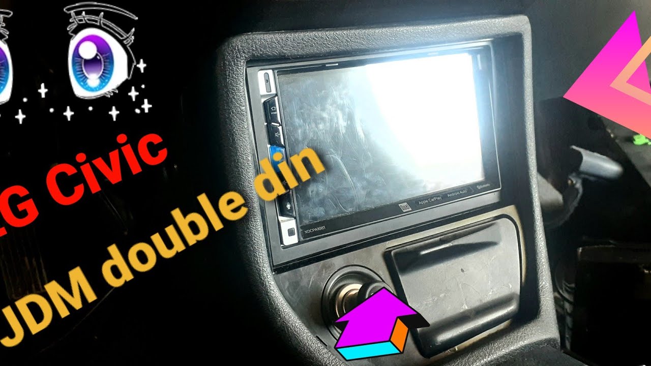 92 Honda Civic double din