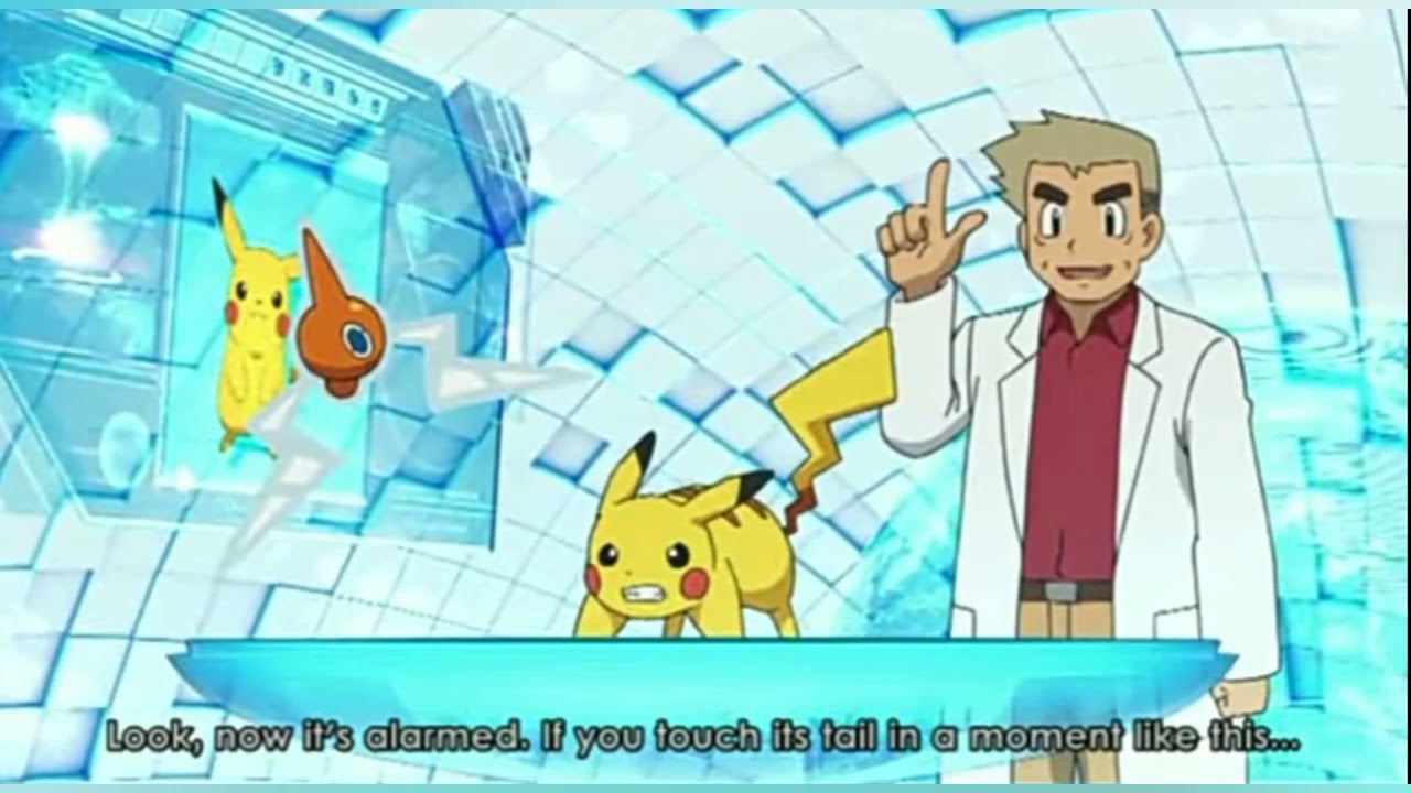 Never to touch pikachu's tail if it's alarmed