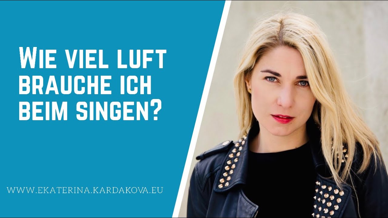 Wie viel Luft brauche ich beim Singen?