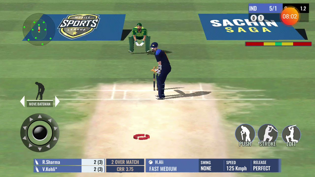First time playing sachin saga cricket game 😱😷😡