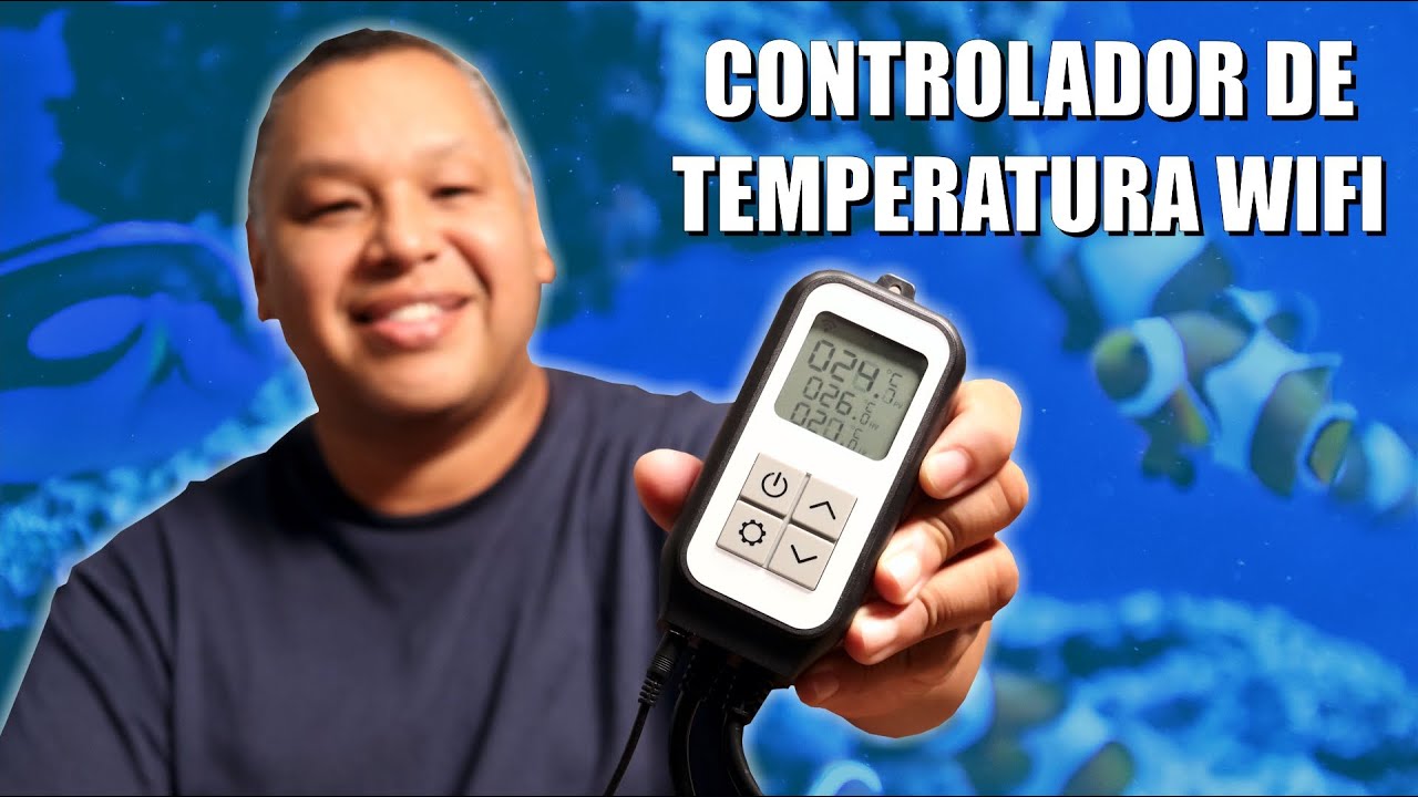 Controlador de Temperatura Wifi para Aquários, Incubadores, Estufas, Piscinas, Repteis, etc