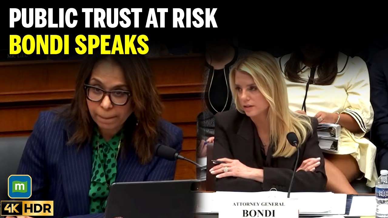 Congresswoman Confronts Attorney General Bondi On Trump, Extremism, and DOJ Transparency