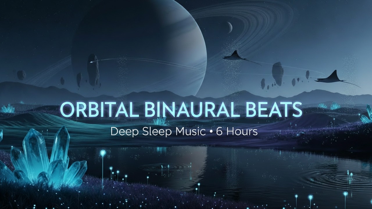 ultra relaxing moon oribital binaural sleep music #sleepmusic #insomniarelief #meditationmusic