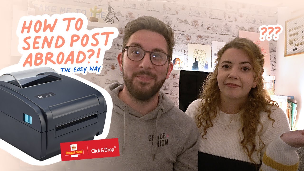 Buying a Label Printer, Royal Mail Click & Drop + Sending packages abroad from the UK | ETSY HOW TO!