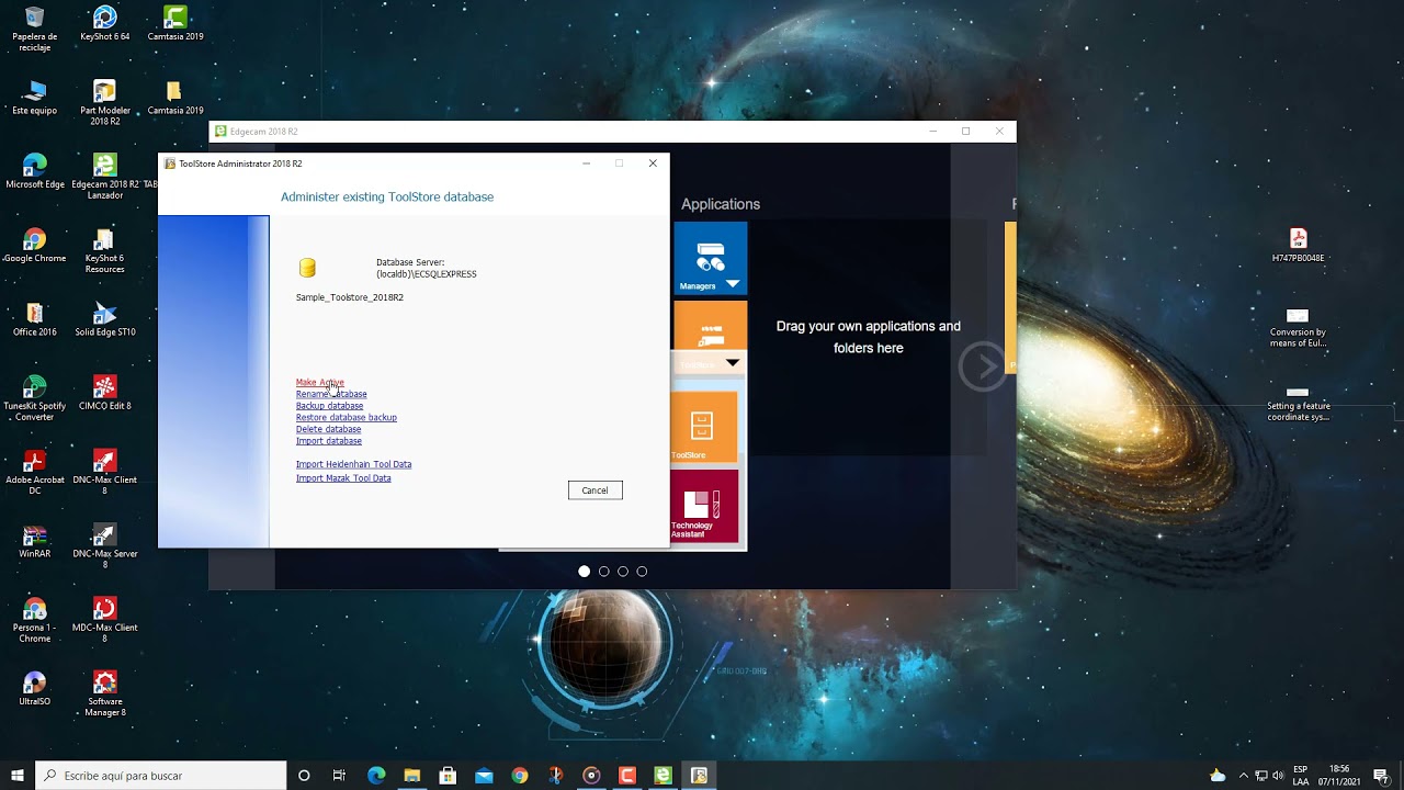 Active ToolStore Edgecam 2018 R2