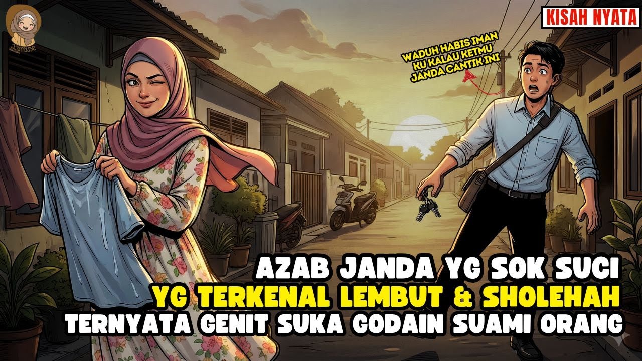 AZAB JANDA YG SOK SUCI TAK TAU NYA PENGGODA BAPAK BAPAK KOMPLEK II SINETRON AZAB