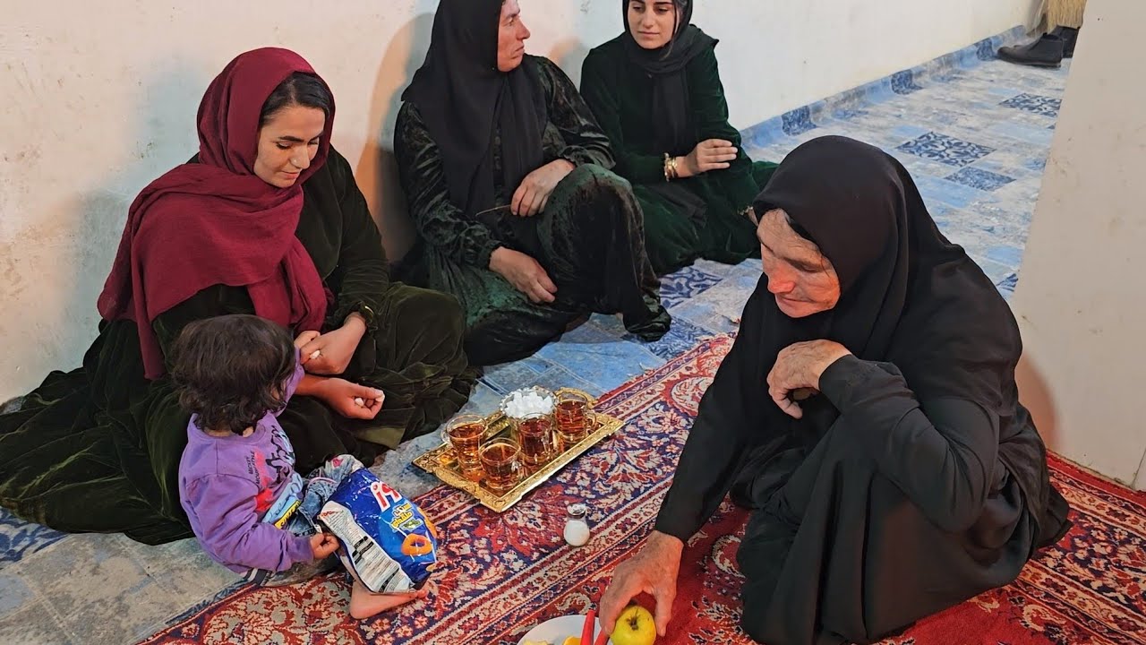 Celebrating Hassan for the suspension of the bridge and inviting guests
