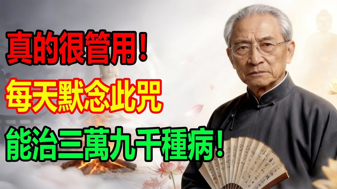 真的很管用！每天默念此咒，能治三萬九千種病！