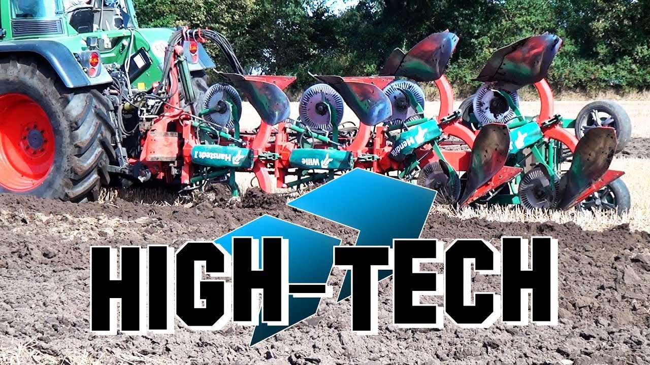 Smart Ploughing Fendt Vario mit Kverneland High Tech Pflug Pflügen