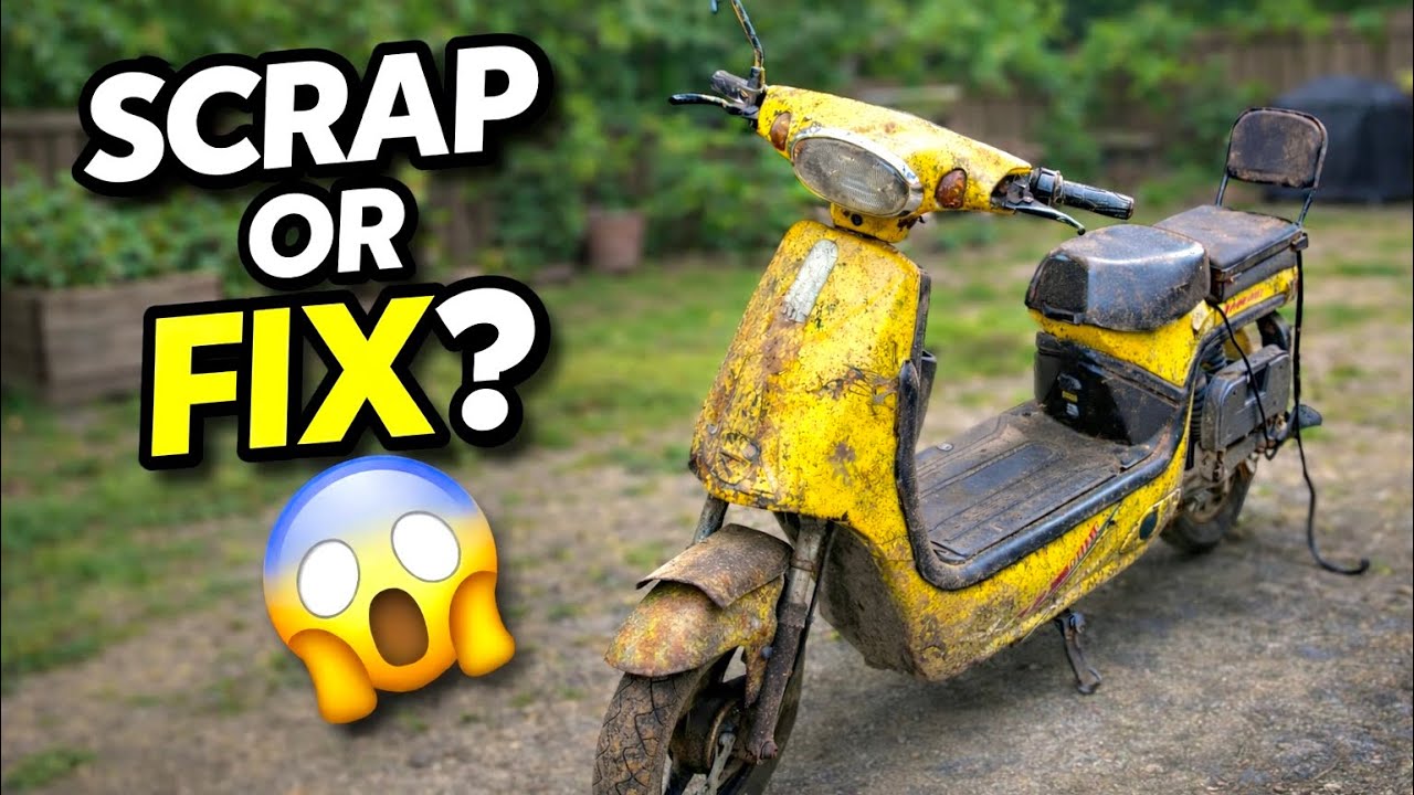 Everyone Said Scrap It&hellip; I Repaired It 😱 #restoration #scooterrepair 