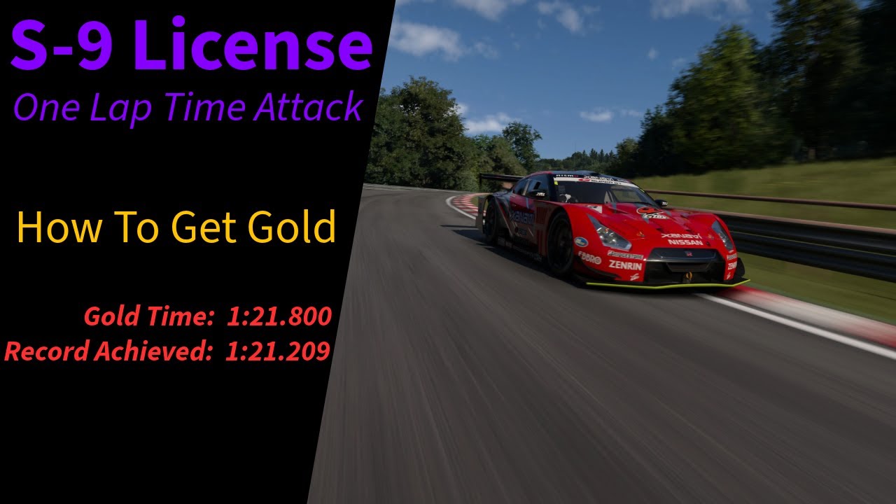 GT7 | How to get Gold on the S-9 License (Update 1.55+)