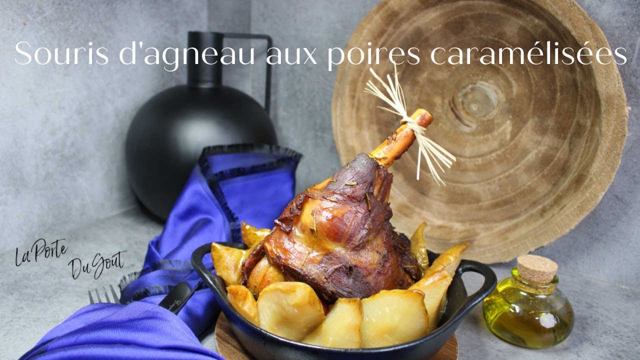 Pour les fêtes, pourquoi ne pas opter pour une formule pareil ! ,  Souris d'agneau aux poires ......