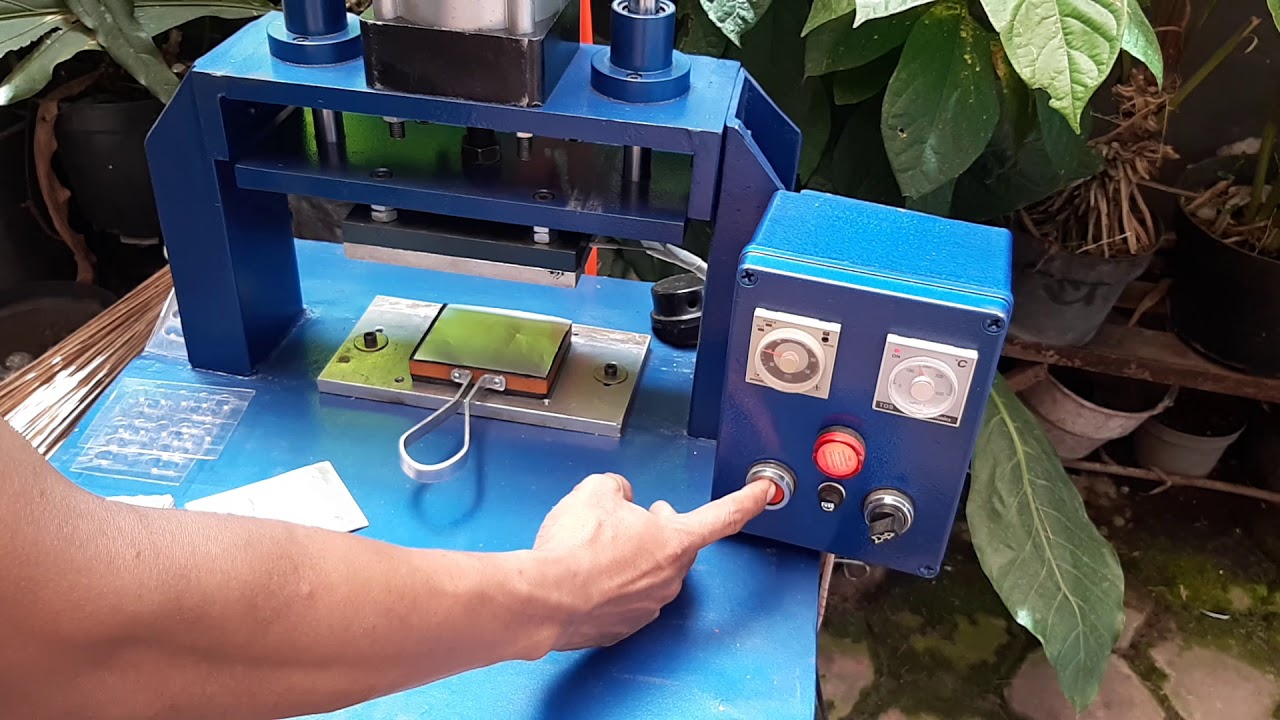Mesin Penumetic blister / Penutup blister