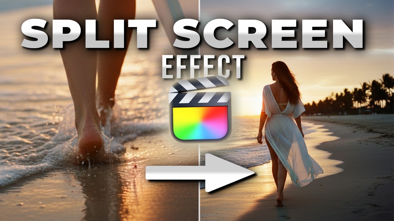 Анимированный эффект РАЗДЕЛЕННОГО ЭКРАНА для Final Cut Pro (бесплатный и встроенный)