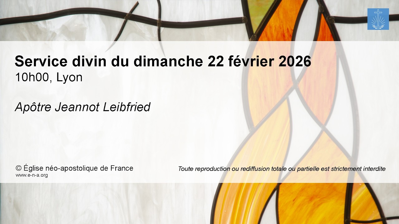 Service divin du dimanche 22 février 2026 | Lyon