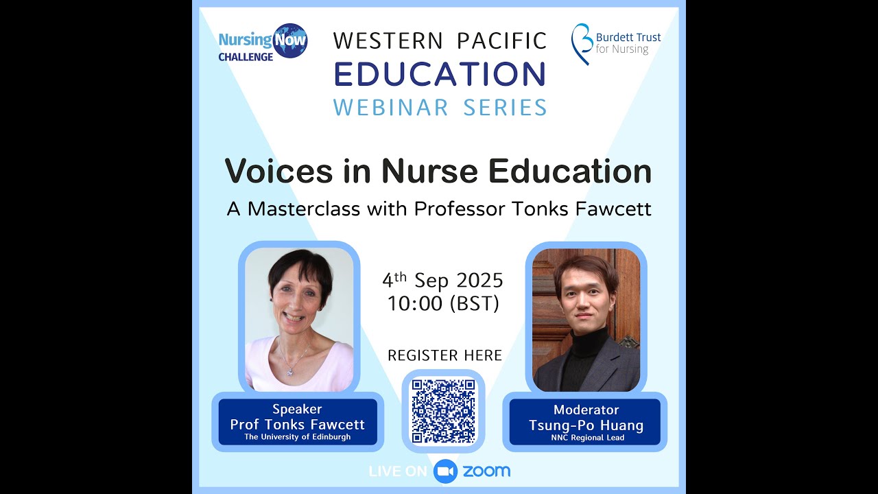 Voices in Nurse Education: A Masterclass with Professor Tonks Fawcett