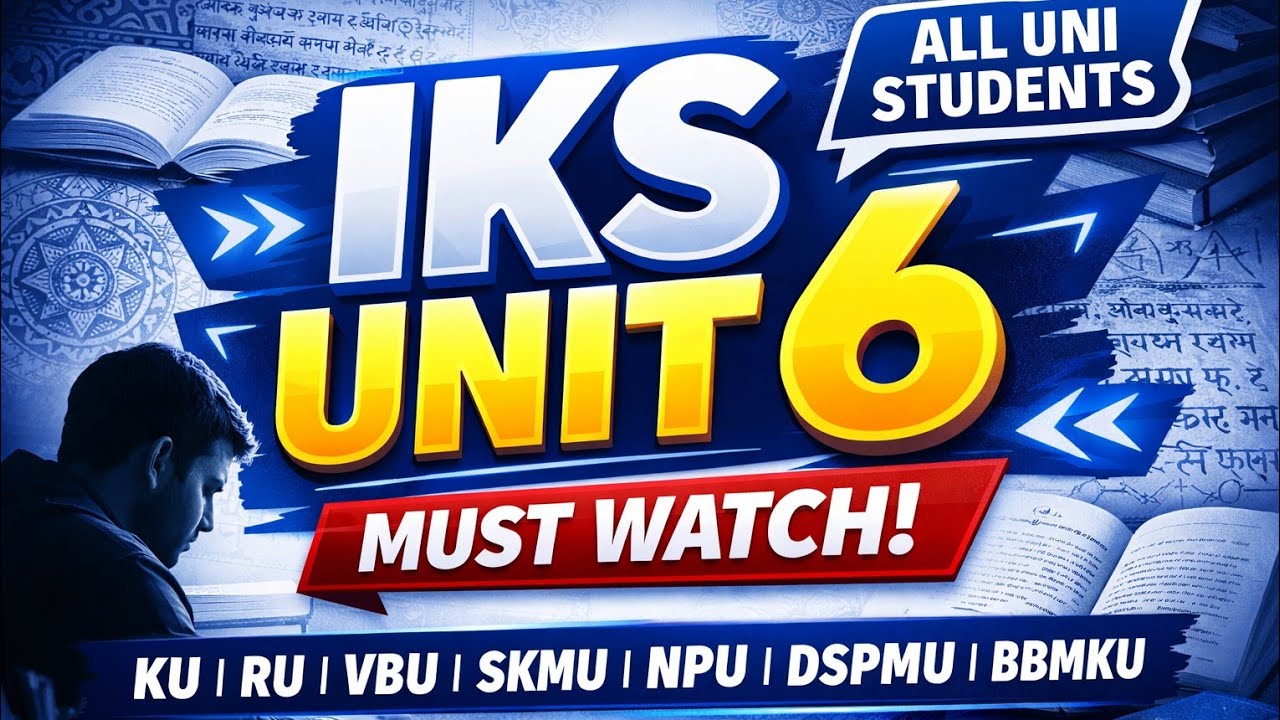 IKS Sem 1 Unit 6 Kolhan University FYUGP