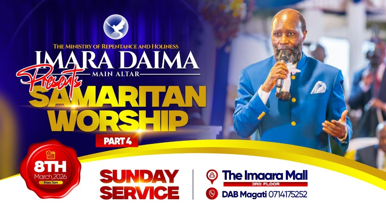 IMARA MAIN ALTAR SUNDAY SERVICE THEME: WORSHIP THAT PLEASES THE LORD (SAMARITAN WORSHIP PART4)