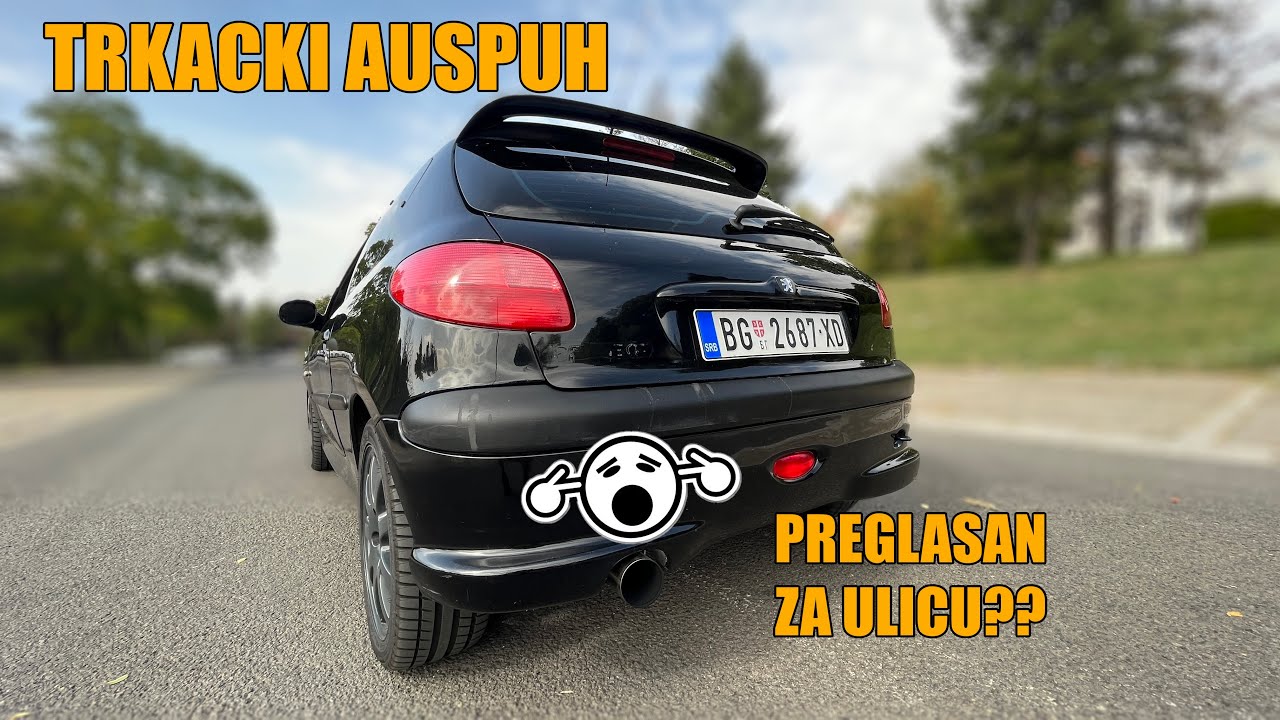 PEUGEOT 206 GTi | TRKACKI AUSPUH i POLIRANJE * DRUGI AUTO *