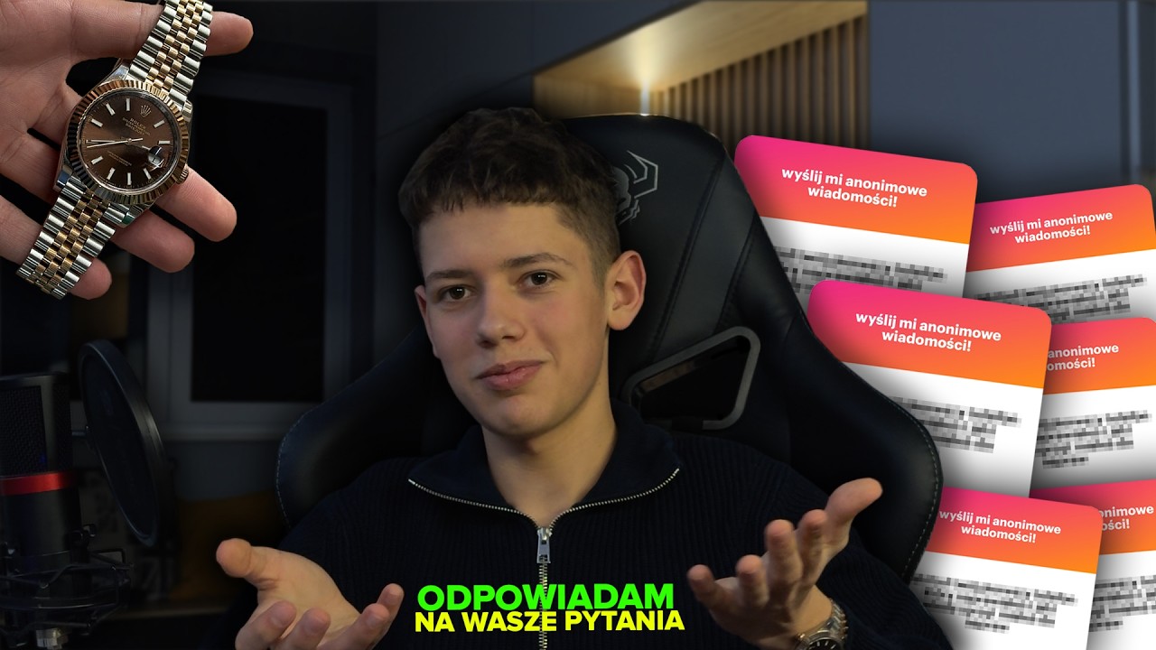 KUPIŁEM ROLEXA W WIEKU 16 LAT?! - Odpowiadam na Wasze pytania (Q&A)