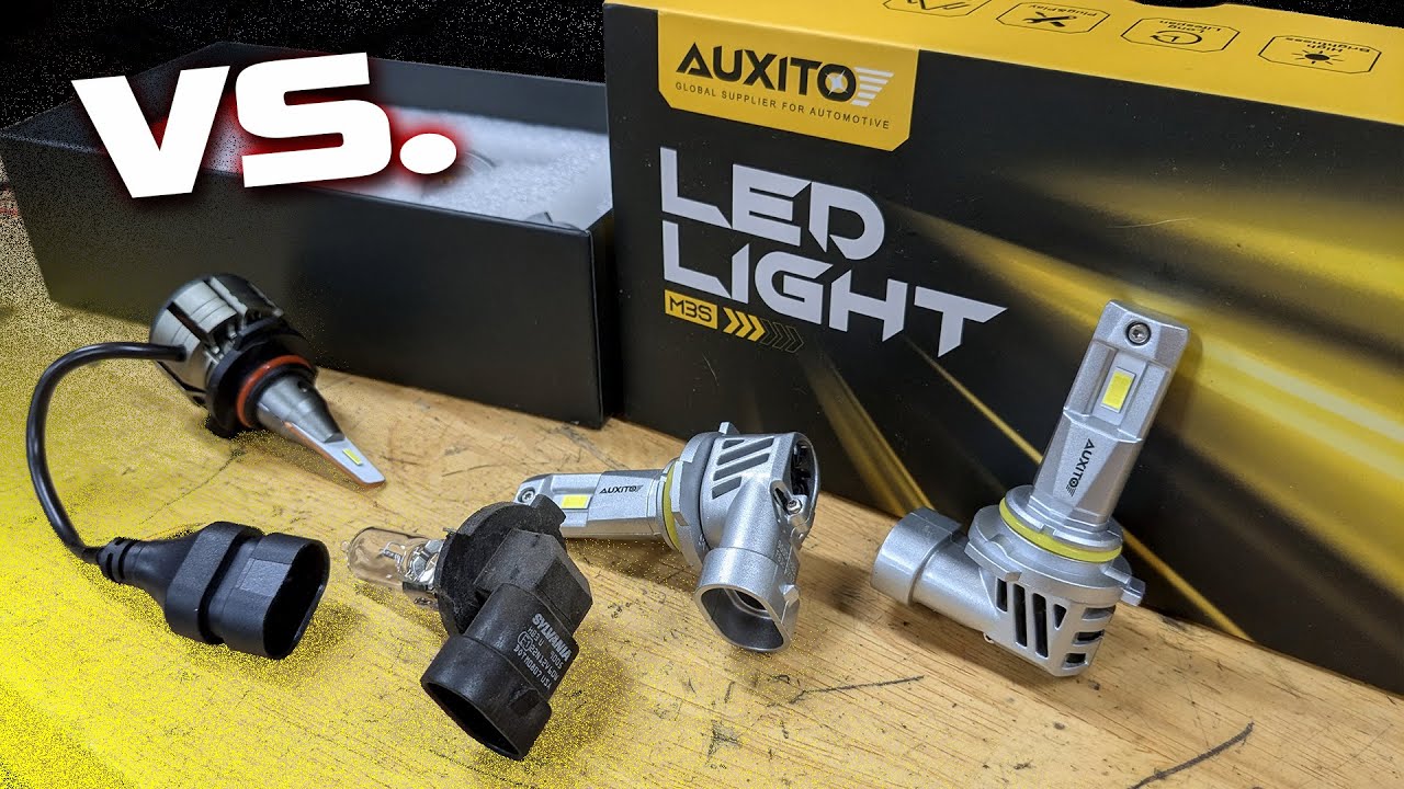 Best LED headlights yet? Auxito vs. Sealight vs. stock halogen 9005/9006