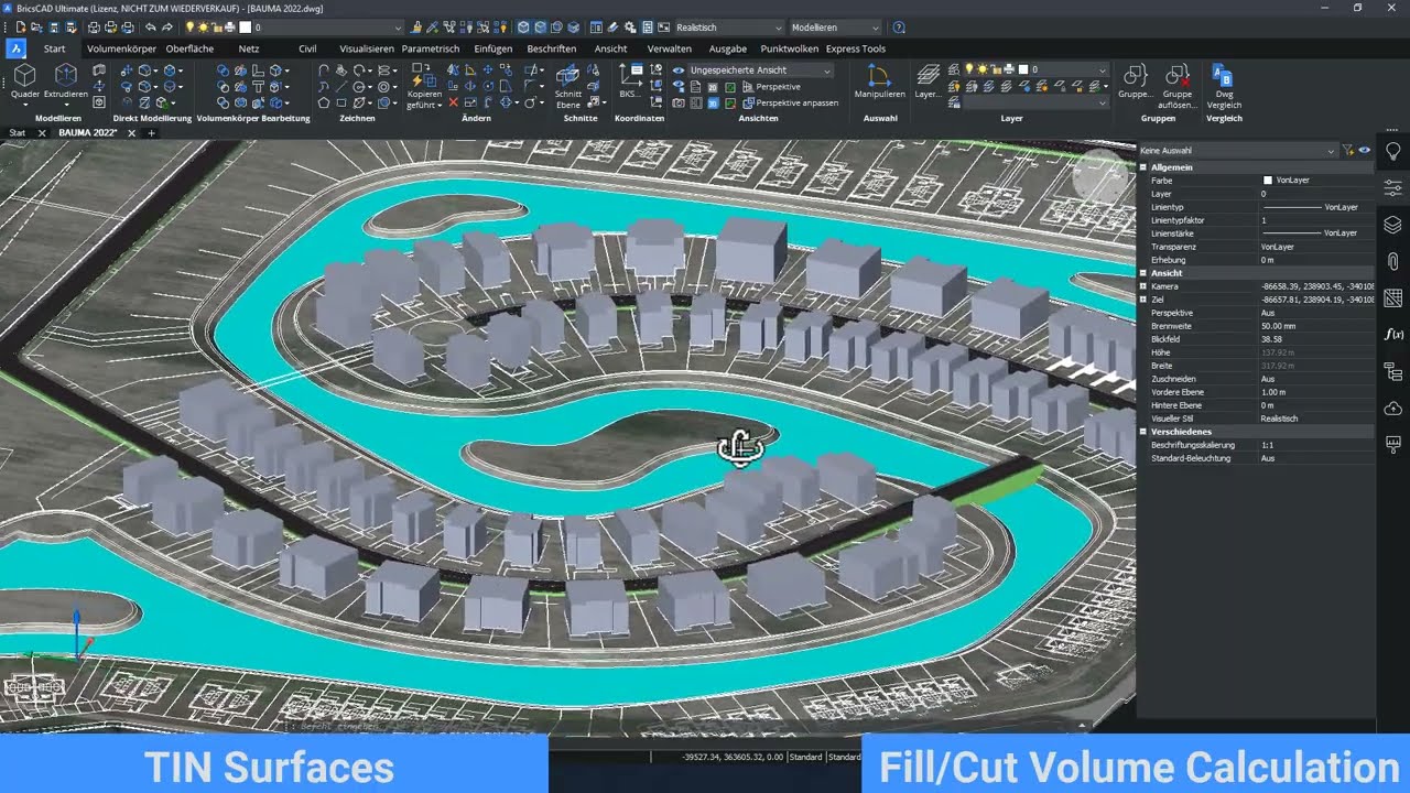 BricsCAD Pro – Civil Workflow