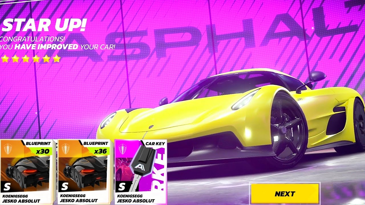 6 Star Jesko Absolut + Unlock | Asphalt Legends Unite Drive Syndicate 9 Complete | Bundles & Packs