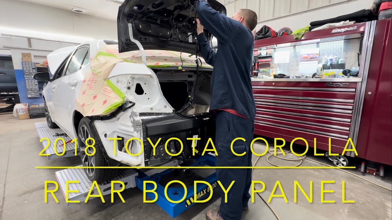 2018 Toyota Corolla Rear Body Panel Replacement Part 2