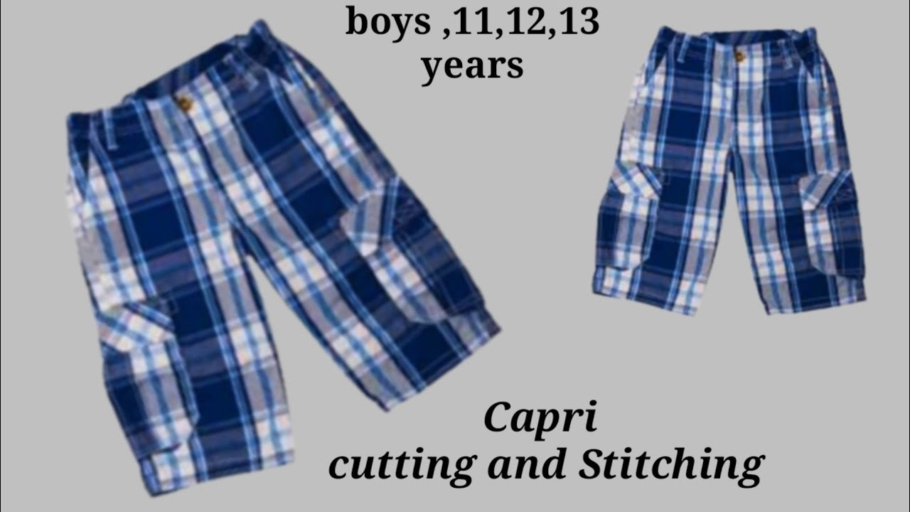 beautiful summer shorts cutting and stitching/easy shorts for boys