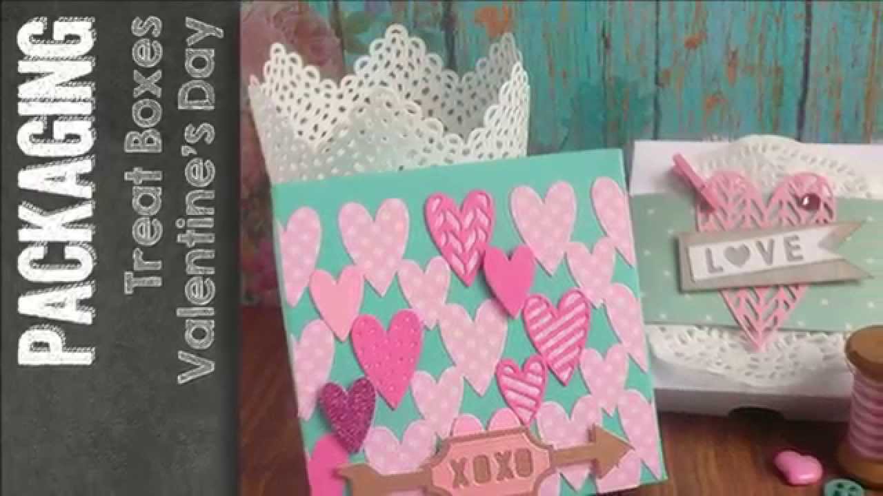 Sizzix - Big Shot  - Treat Box tutorial n.2 for Valentine's Day