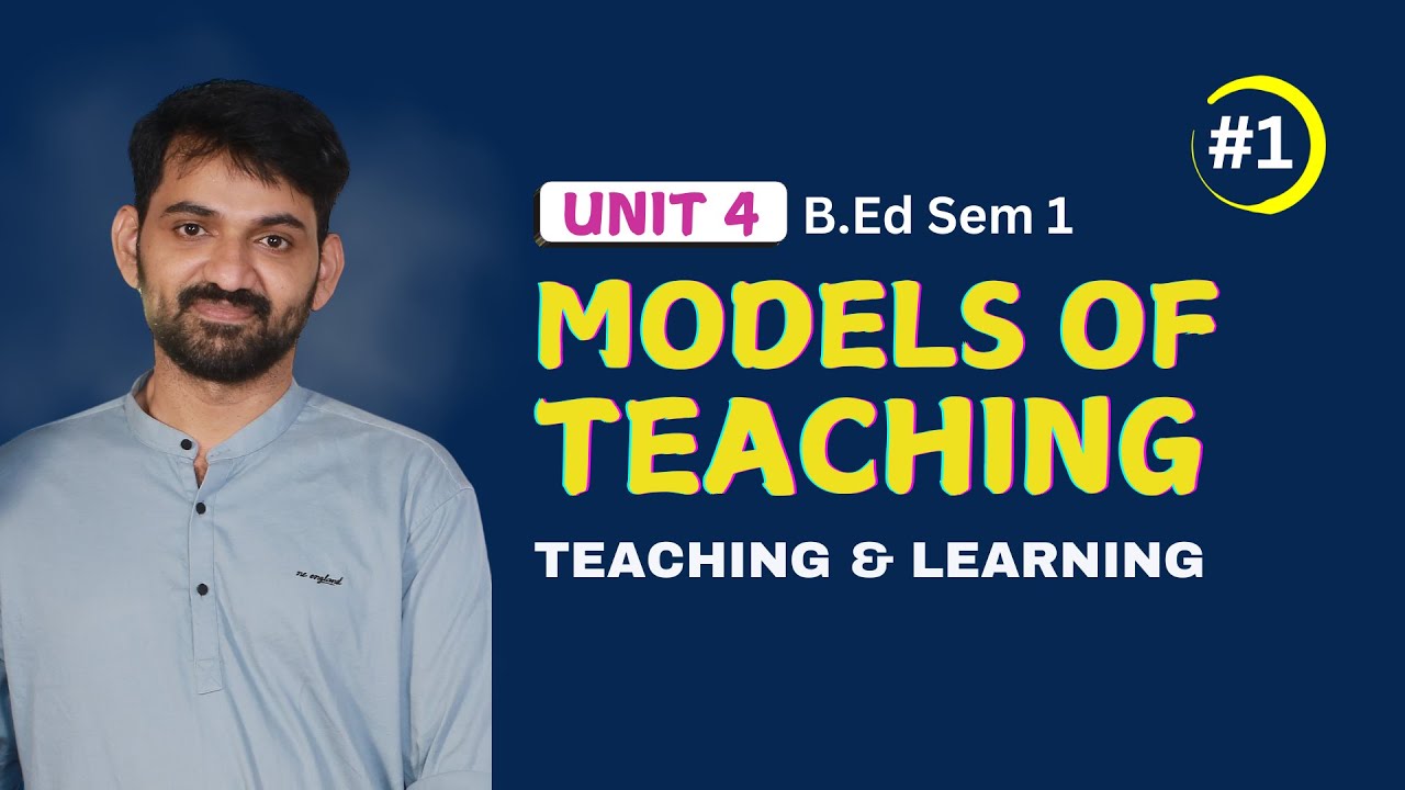 B.Ed SEM 1 - TEACHING & LEARNING  UNIT - 4 CLASS 1  #tnteubed #tnteu #firstsem