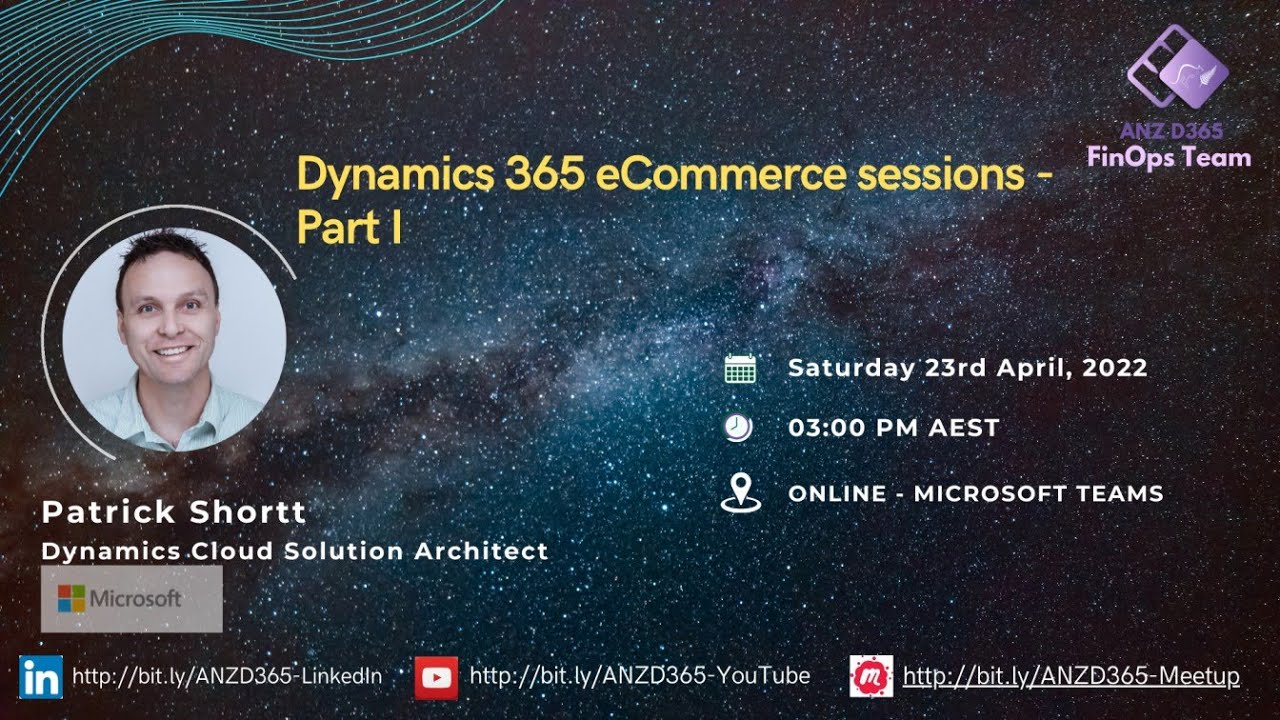 Dynamics 365 eCommerce sessions - Part I