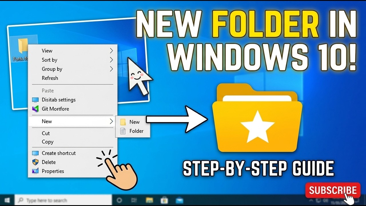 How to Create folder in Windows 10 #windows10 #folder #windows11