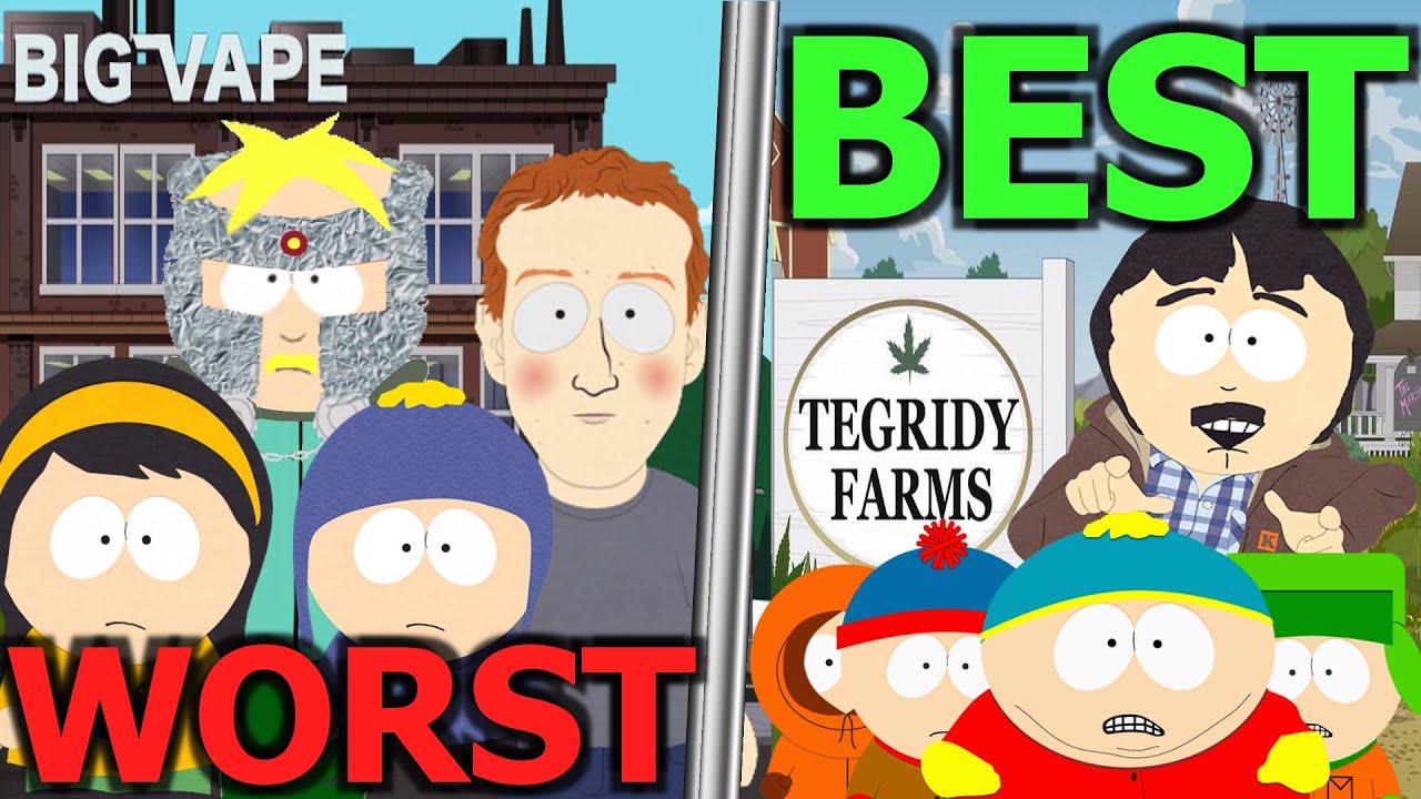 Ranking The Best and Worst South Park Episodes From Each Season