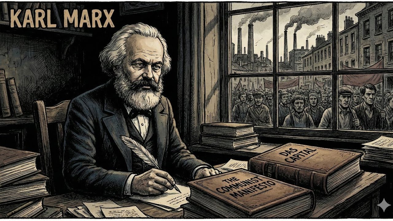 Karl Marx Explained ✊ | Das Kapital & The Communist Manifesto | Marxism for Literature & Theory