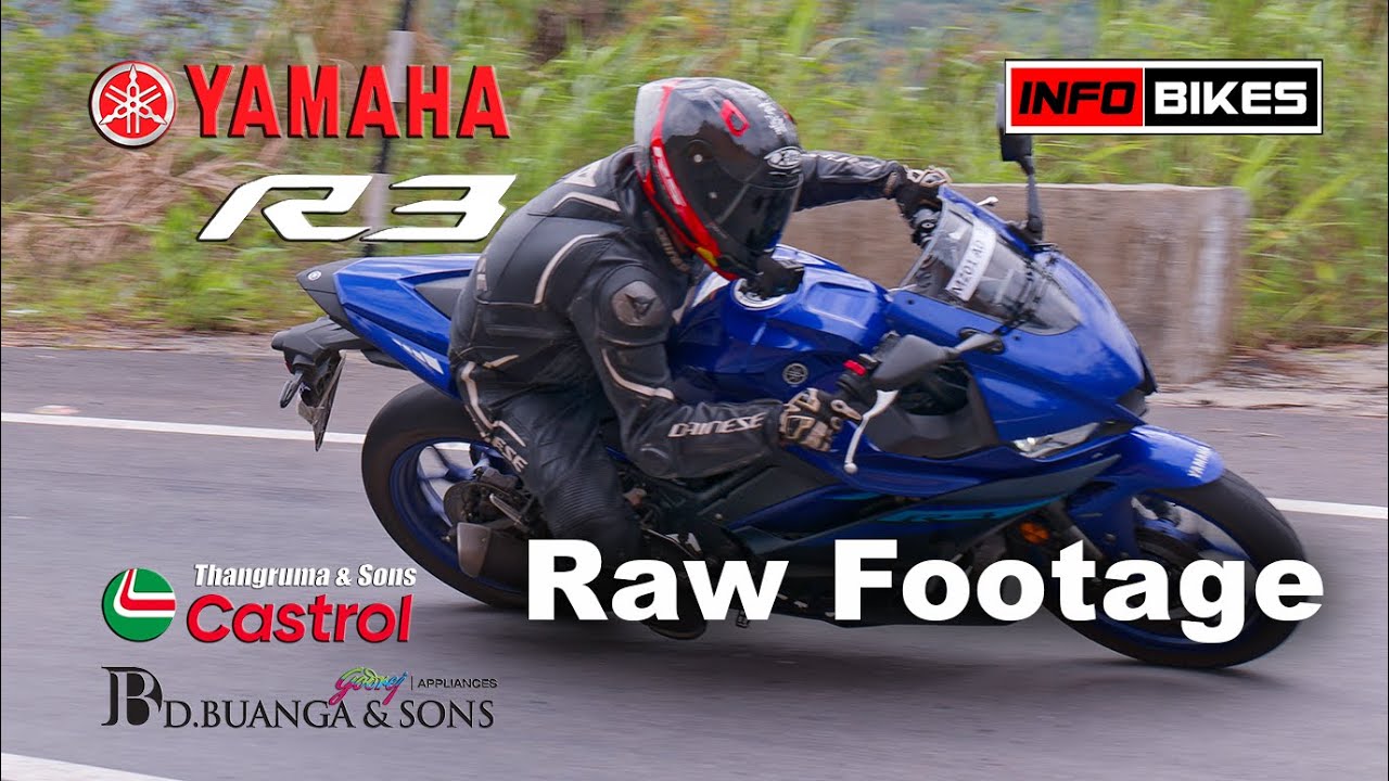 Yamaha R3 Raw Footage
