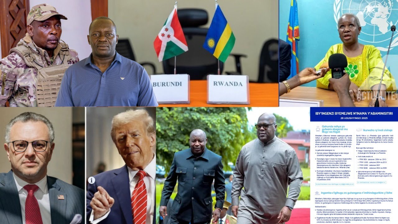🔴IBIGANIRO BYO KUGARURA UMUBANO W'UBURUNDI N'U RWANDA/ DRONE  MU MIRWANO/ IBIGANIRO BY'AMAHORO