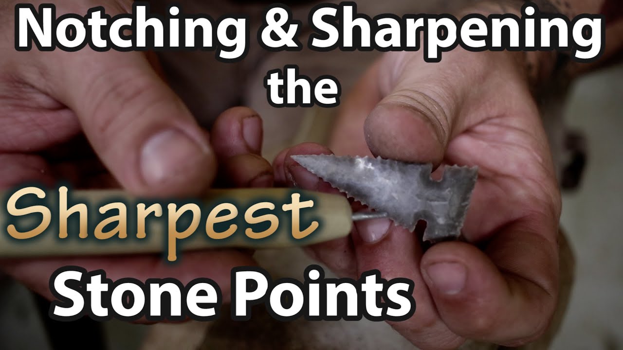 How to Sharpen Scary Sharp Stone Hunting Points