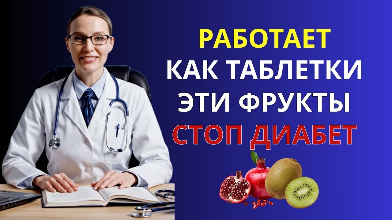 🔥Сахар падает сам! 7 фруктов, которые отключают инсулинорезистентность