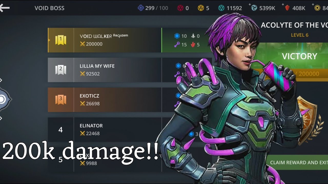200k damage in a round|| Neon Phantom VS Acolyte level 6||