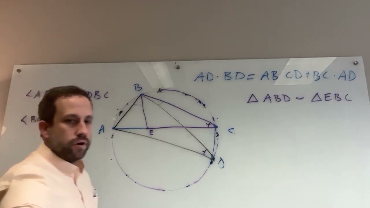 Math 629 Week 4 Ptolemy's Theorem