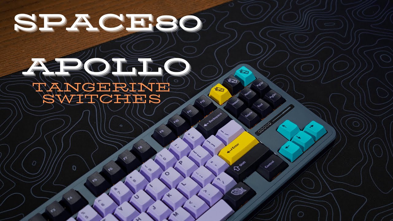 Space80: Apollo Unboxing Build with C3 Equalz Light Green Tangerine Switches! My Favorite TKL!!