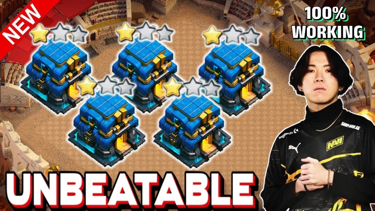 BEST-05 TH12 UNBEATEN WAR, TROPHY AND CWL BASE WITH COPY LINKS || TH12 ANTI 3 STAR || TH12 BASE 2025