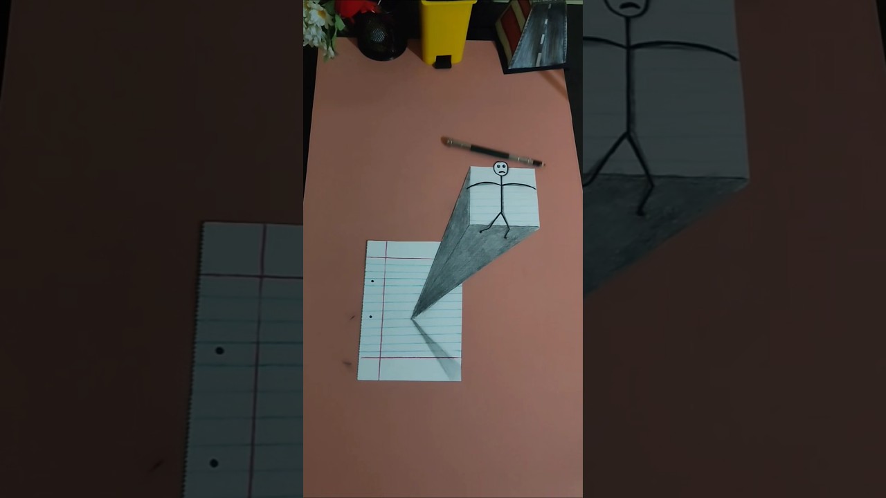 3d &ccedil;izim nasıl yapılır? #3dart #3d&ccedil;izim #3d