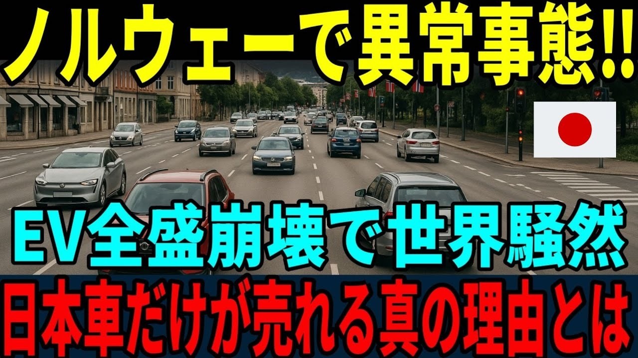 【海外の反応】「一体何が起きているんだ！」EV大国ノルウェーで売れる見込みゼロ…日本車だけ爆売れする理由